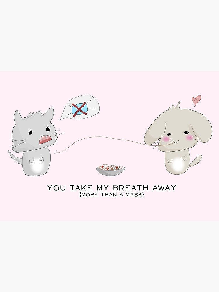 Thumbnail 2 of 2, Greeting Card, Quarantine Dog Couple designed and sold by distancingqueen.