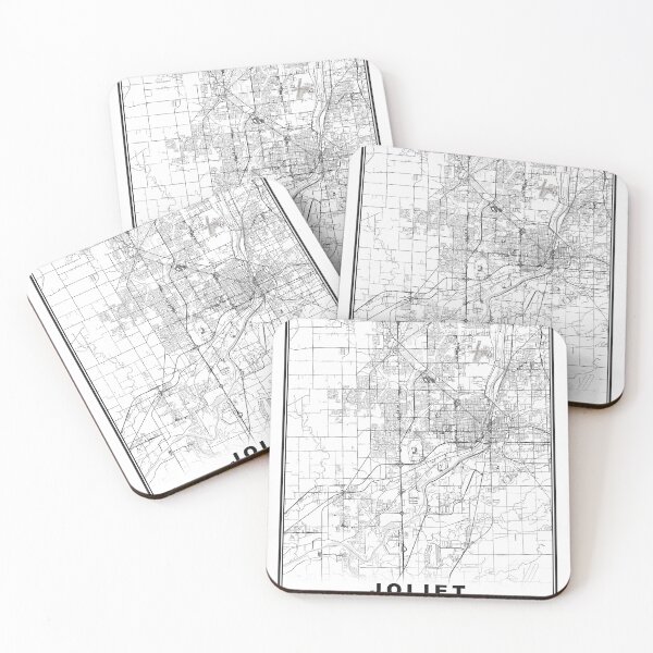 Item preview, Joliet Map designed and sold by Tamas Das.