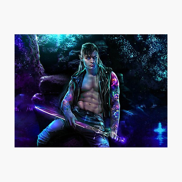glow cave Photographic Print