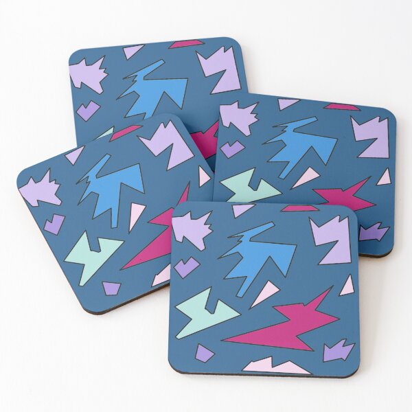 Item preview, Blue And Violet Geometrical Pattern designed and sold by offtza.