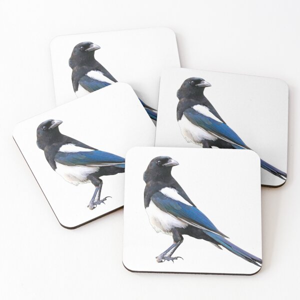 Item preview, MAGPIE - Australian Magpie Bird Portrait Aussie Wildlife designed and sold by Go Logo Designs.