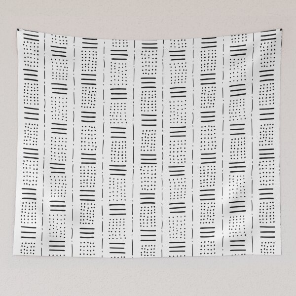 Item preview, White Mud Cloth 4 designed and sold by hellcom.