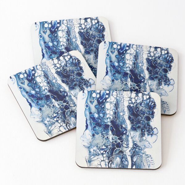 Item preview, „FROZEN RIVER“ Fluid Art designed and sold by HelenHue.