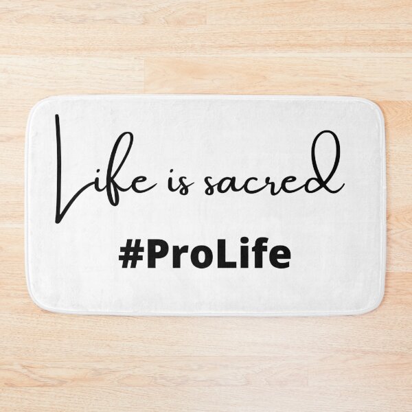 Item preview, Life Is Sacred #ProLife designed and sold by ChristianCoding.