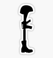 The Battlefield Cross Sticker