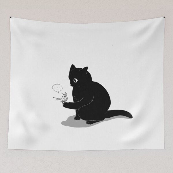 Item preview, Cat T-ShirtCatching a bird designed and sold by SilasBleama.