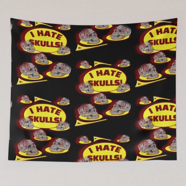 Item preview,  I hate skulls skull haters! designed and sold by vibeno1.
