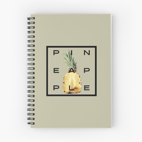 Item preview, Pineapple - 9 Letter Word Fruit - Boxed Typography designed and sold by Magic-Moon.