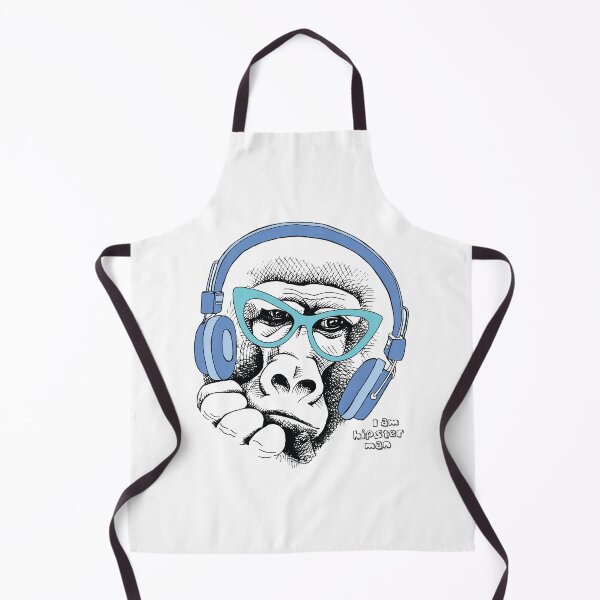 Item preview, I am hipster Ape designed and sold by abstractart-.