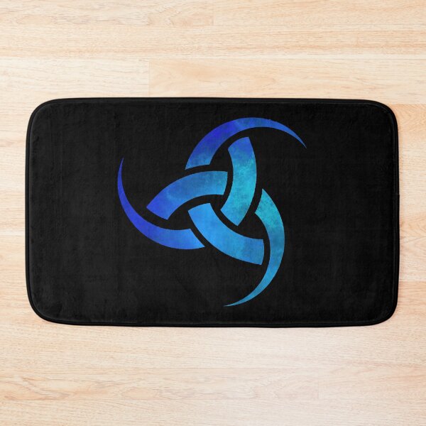 Item preview, Odin's horns blue designed and sold by geoceltic.