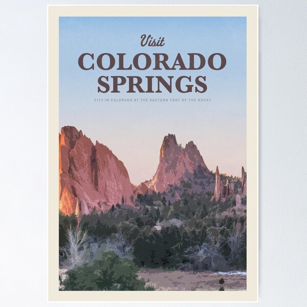 Visit Colorado Springs Poster