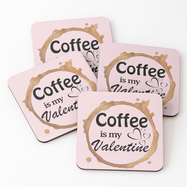 Item preview, Coffee is my Valentine designed and sold by Rachel Pile.