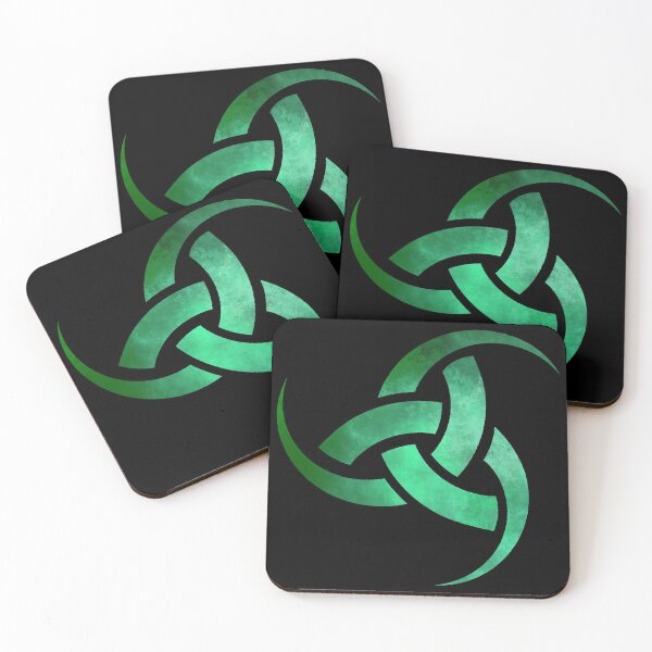 Item preview, Los cuernos de Odin verdes designed and sold by geoceltic.