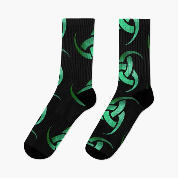 Item preview, Odin's horns green designed and sold by geoceltic.