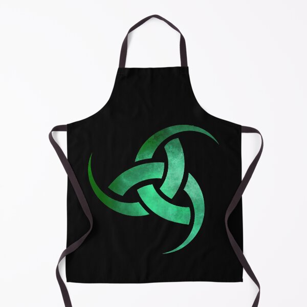 Item preview, Odin's horns green designed and sold by geoceltic.
