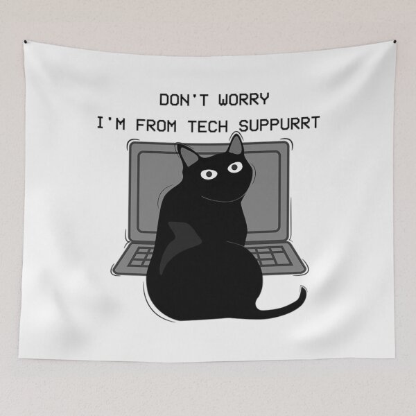 Item preview, Im From Tech Support T-ShirtDon't worry I'm From Tech support funny cat lovers gift. designed and sold by SilasBleama.