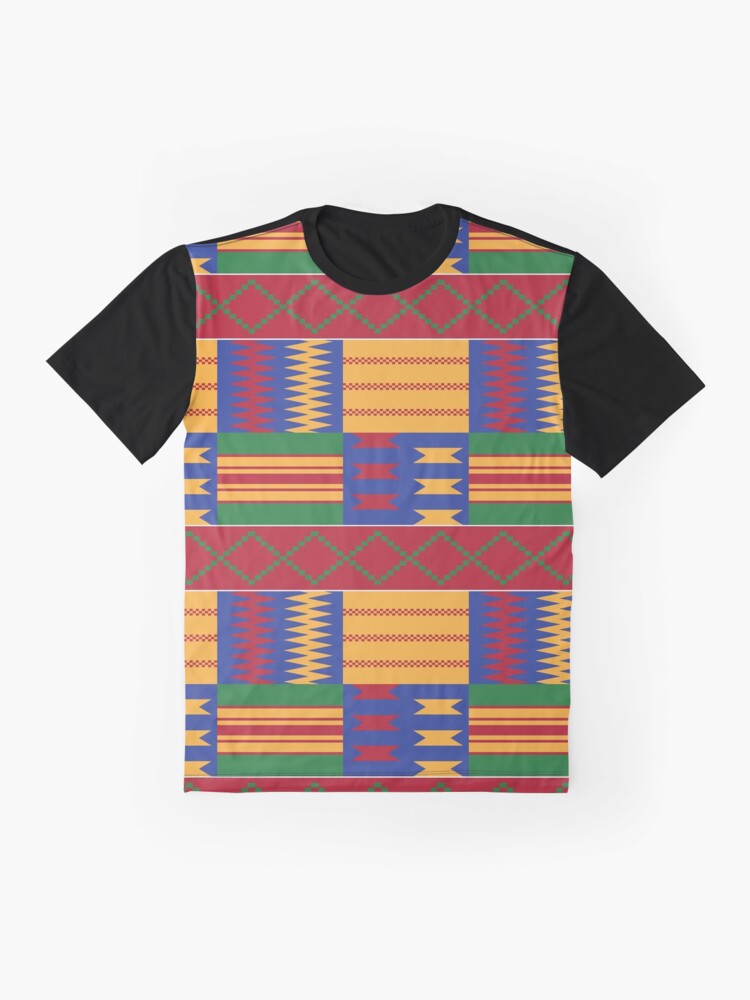 Bright Kente Cloth 2 Graphic T-Shirt Dress for Sale by hellcom