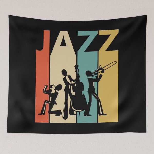 Item preview, Jazz T-ShirtVintage Jazz Music Lover Gift designed and sold by SilasBleama.