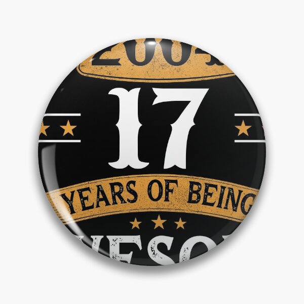 Item preview, March 2004 17 years of being awesome 17th birthday t-shirt designed and sold by lukelarkind.