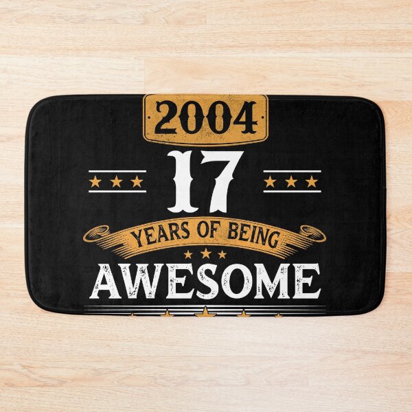 Item preview, March 2004 17 years of being awesome 17th birthday t-shirt designed and sold by lukelarkind.