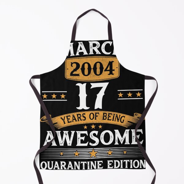 Item preview, March 2004 17 years of being awesome 17th birthday t-shirt designed and sold by lukelarkind.