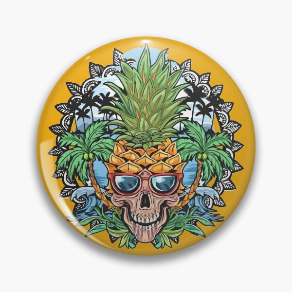 Item preview, pineapple skull head designed and sold by DesignCare.