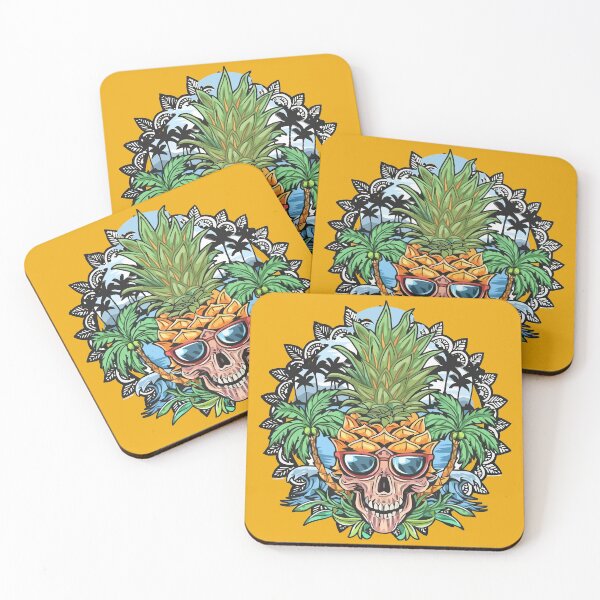 Item preview, pineapple skull head designed and sold by DesignCare.