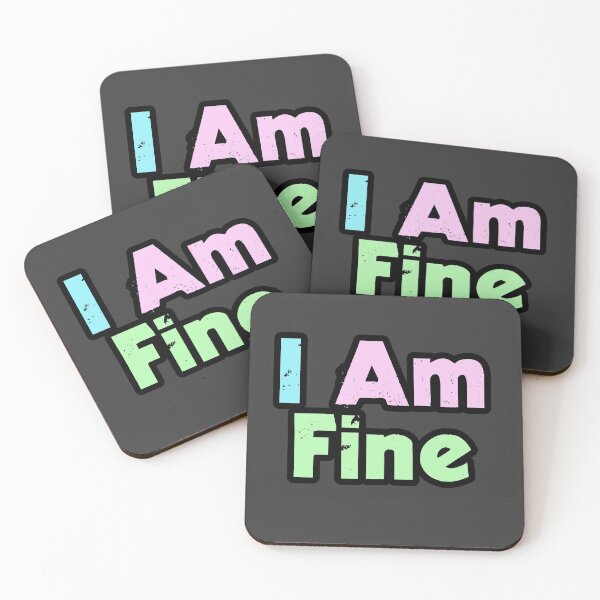 Item preview, I am fine - soft designed and sold by Chubuter.