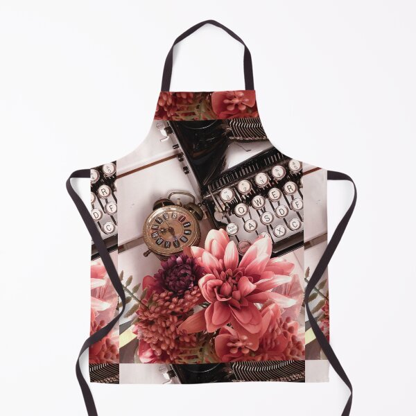 Item preview, Typewriter with Flowers // Light academia designed and sold by Gothicrelics.
