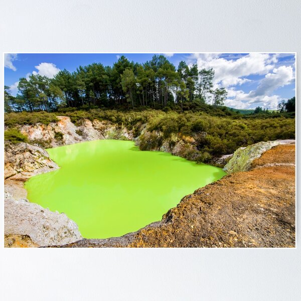 Item preview, Devil's Bath at Wai-O-Tapu Geothermal Wonderland, NZ designed and sold by SeeOneSoul.