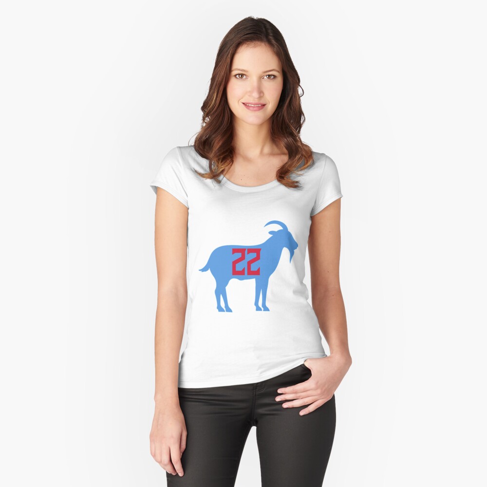 Tennessee Titans T-ShirtTennessee Titans Derrick Henry GOAT 22 Essential  T-Shirtundefined by SilasBleama