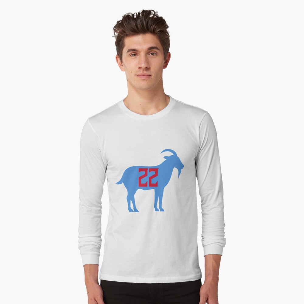 Tennessee Titans T-ShirtTennessee Titans Derrick Henry GOAT 22 Essential  T-Shirtundefined by SilasBleama