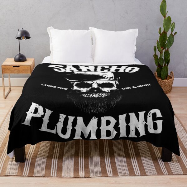 Item preview, Sancho Laying Pipe Day And Night Plumbing Skull Beard designed and sold by AlvarezTimothy.