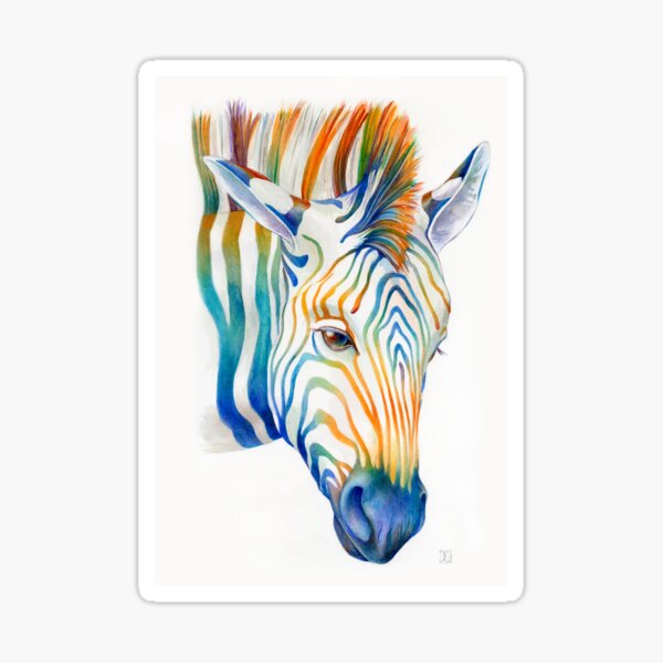 Zebra Sticker