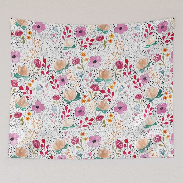 Item preview, Floral Watercolor pattern designed and sold by Lena Pfitzner.
