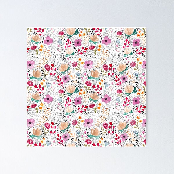 Item preview, Floral Watercolor pattern designed and sold by Lena Pfitzner.
