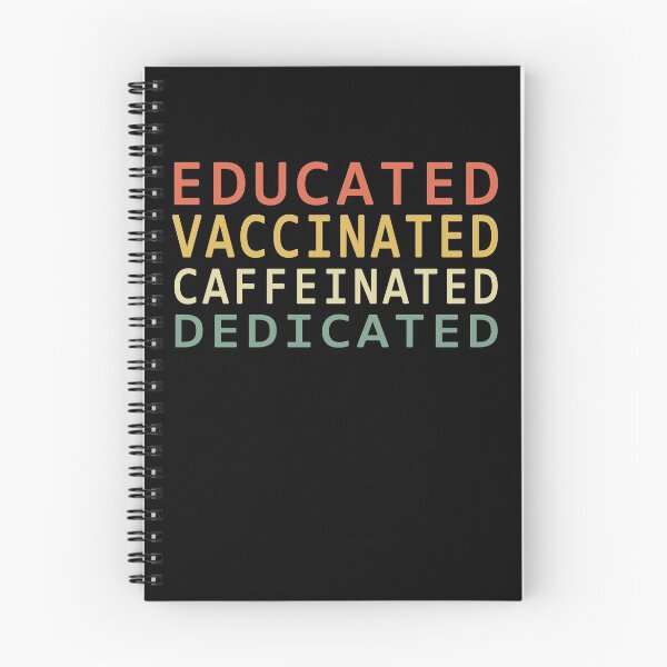 Item preview, Educated Vaccinated Caffeinated Dedicated designed and sold by Mirnamar.