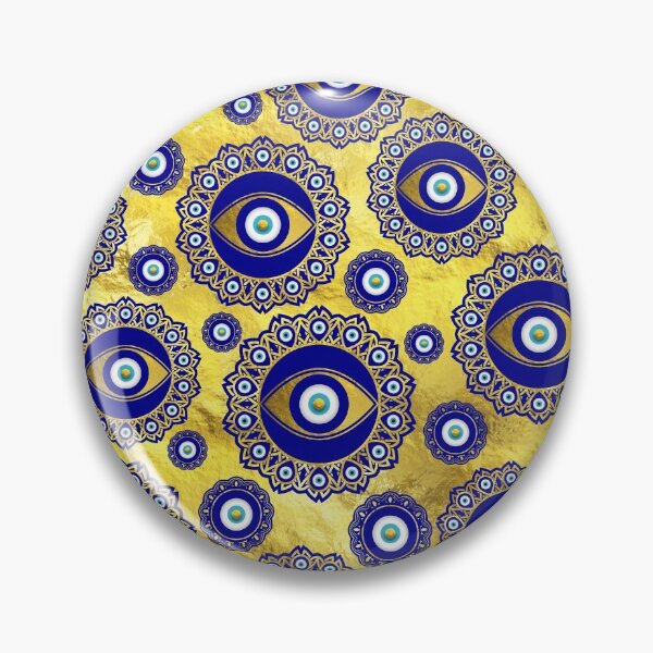 Item preview, Evil Eye Charm Ornament Pattern designed and sold by k9printart.