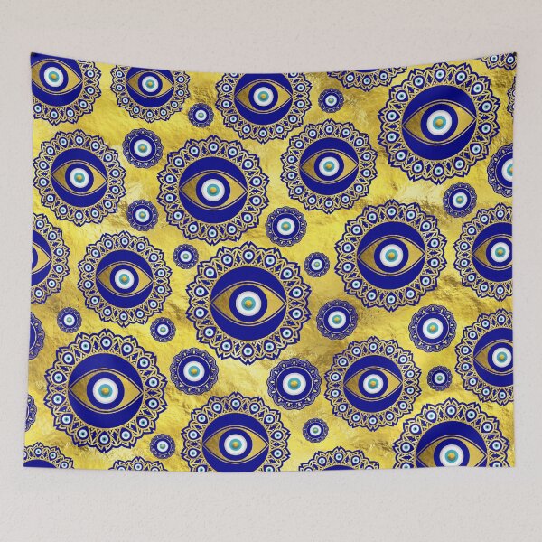 Item preview, Evil Eye Charm Ornament Pattern designed and sold by k9printart.
