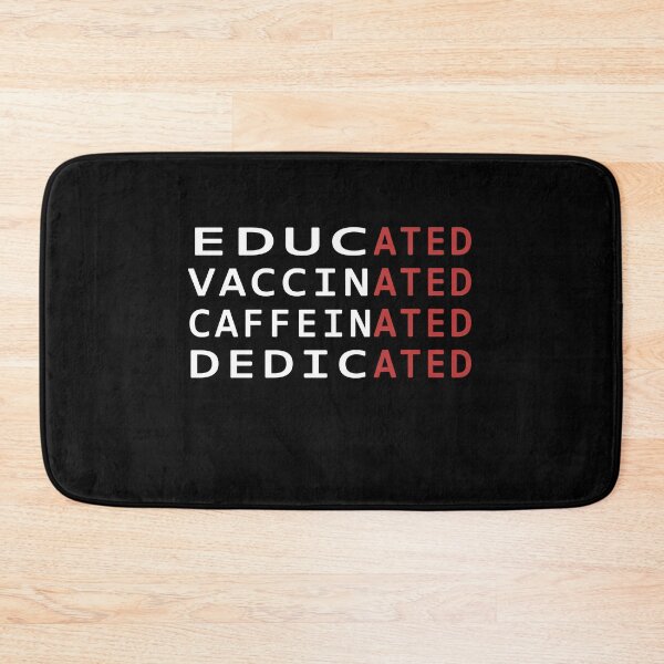 Item preview, Educated Vaccinated Caffeinated Dedicated designed and sold by Mirnamar.