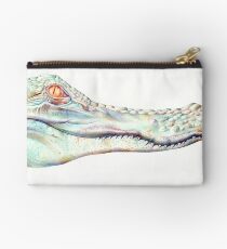 Albino Alligator Studio Pouch