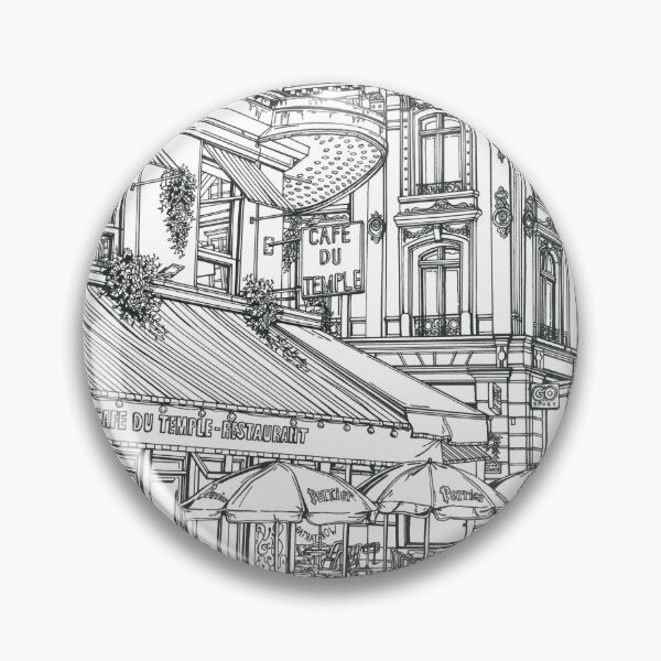 Item preview, Paris cafe designed and sold by LERILERA.