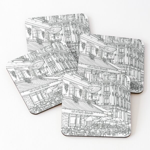 Item preview, Paris cafe designed and sold by LERILERA.
