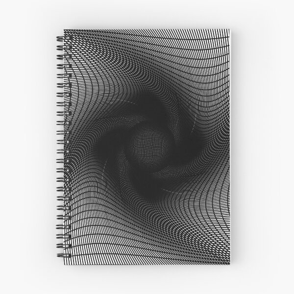 Item preview, twisted mesh black hole spin rotate strings optical illusion  designed and sold by Ray Loka.