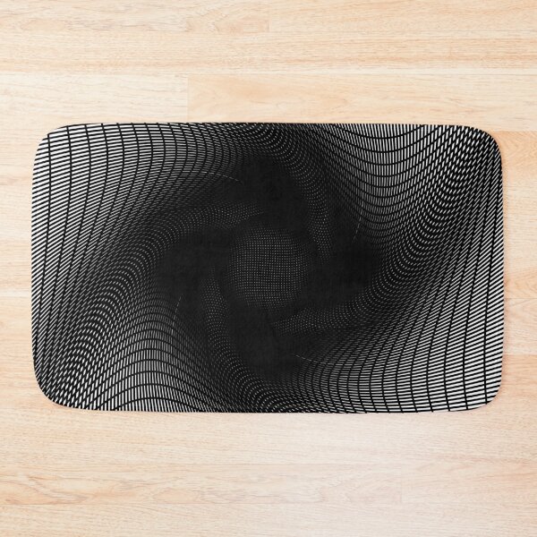 Item preview, twisted mesh black hole spin rotate strings optical illusion  designed and sold by Ray Loka.