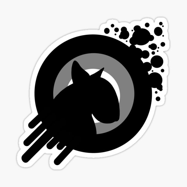Item preview, Bullterrier Target Graphic Grey designed and sold by Sookiesooker.