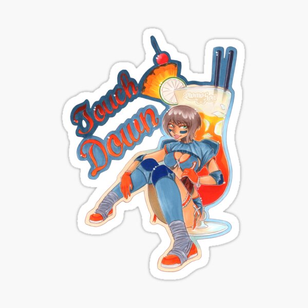 Touch Down Sticker