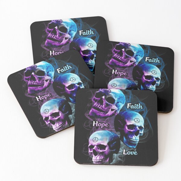 Item preview, Skull Faith Hope Love designed and sold by Lukifo-Mission.