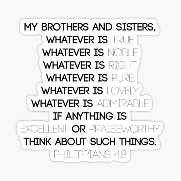 Item preview, Philippians 4:8 designed and sold by lilkenz.