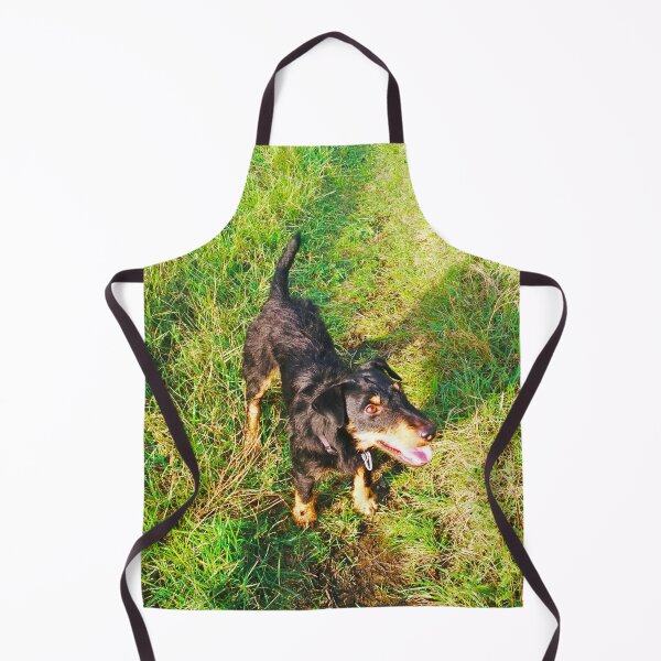 Item preview, A cheerful and smiling hunt terrier that is inviting you to play designed and sold by helenkaiy.